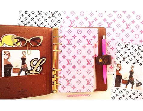 free louis vuitton planner dividers|Louis Vuitton to do list.